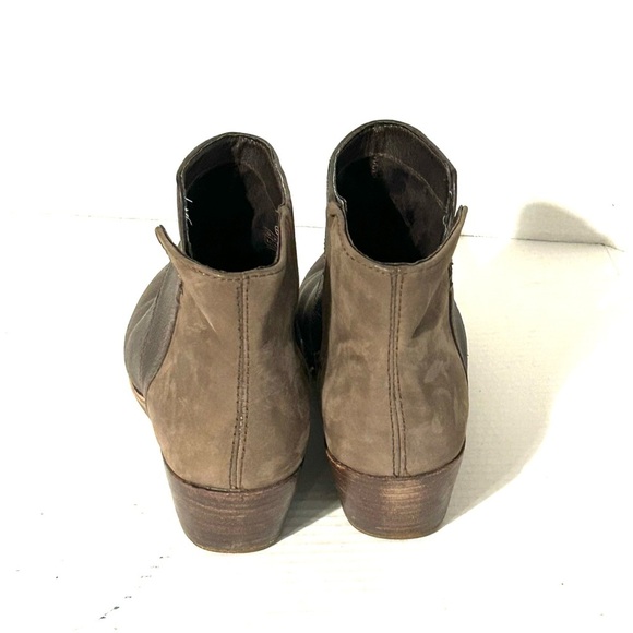 Emu Carlise Wedge Heel Ankle Booties Boots Brown Nubuck Leather Size 8.5 - Picture 4 of 13